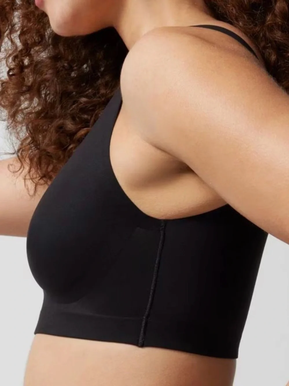Soma Enbliss Bralette Sz XXL color black wireless soft comfortable lounge sleep - Picture 10 of 13